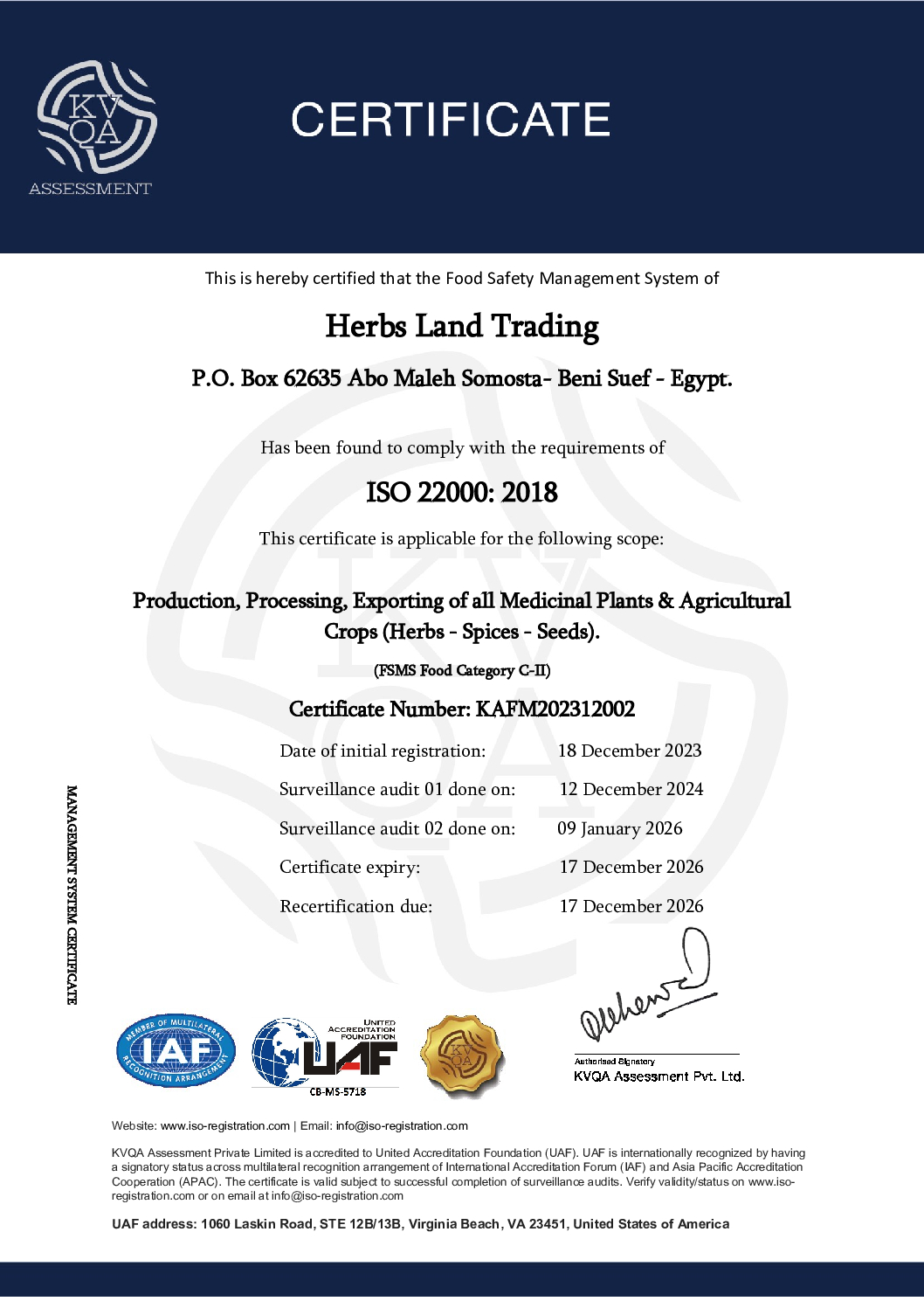 Iso 22000